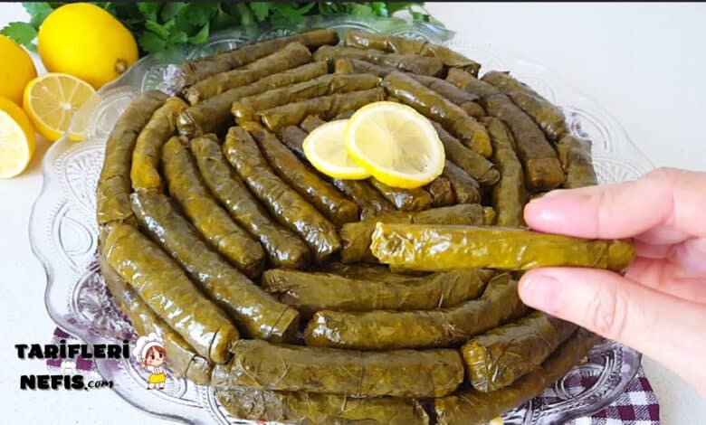 Zeytinyağlı Sarma Tarifi