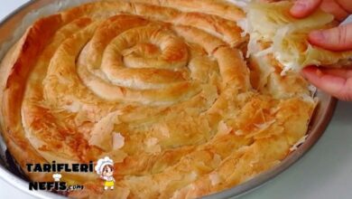 1 Tepsi Çıtır Çıtır Peynirli El Açması Börek Tarifi