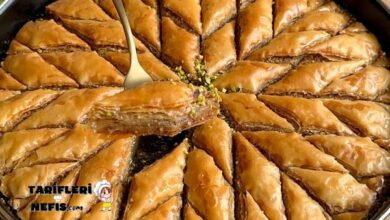 Cevizli El Açması Baklava