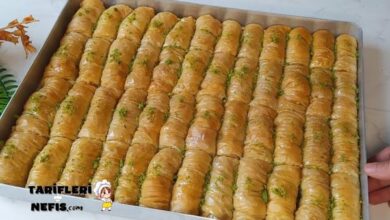 En Kolay Kadayıflı Burma Baklava