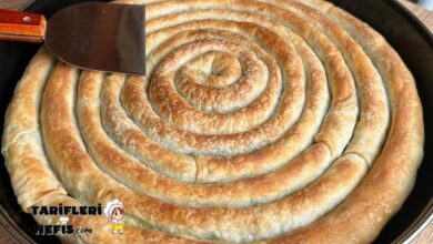 Ispanaklı El Açması Börek Tarifi