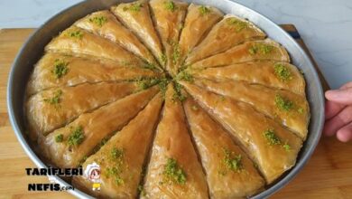 Kadayıflı Havuç Dilimi Baklava Tarifi