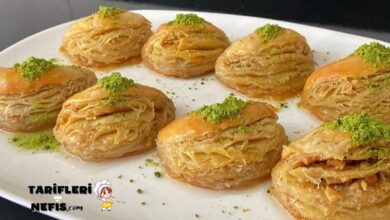 Kat Kat Çıtır Çıtır Dilber Dudağı Baklavası Tarifi