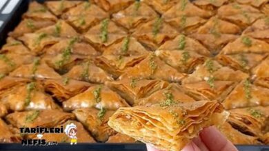 Muska Şeklinde Baklava Tarifi